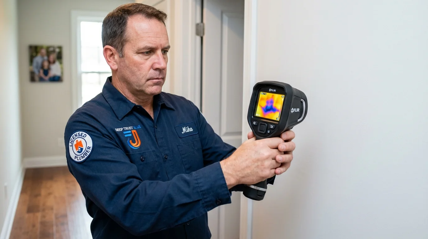 Thermal imaging leak detection by Johns Plumbing LLC in Ponte Vedra Beach
